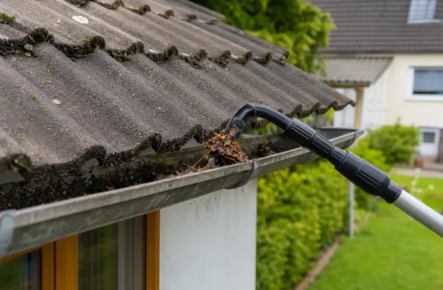 Comment nettoyer efficacement une gouttière sans monter sur le toit