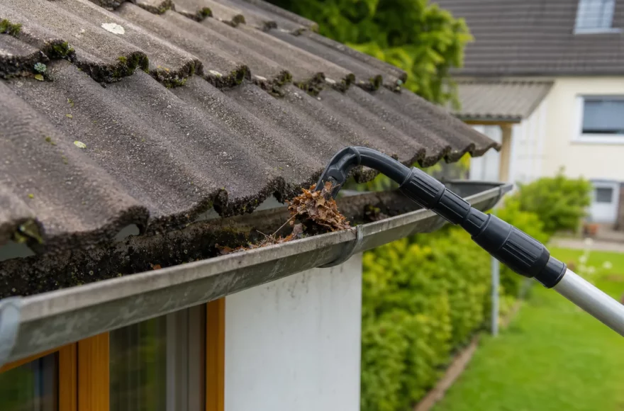 Comment nettoyer efficacement une gouttière sans monter sur le toit