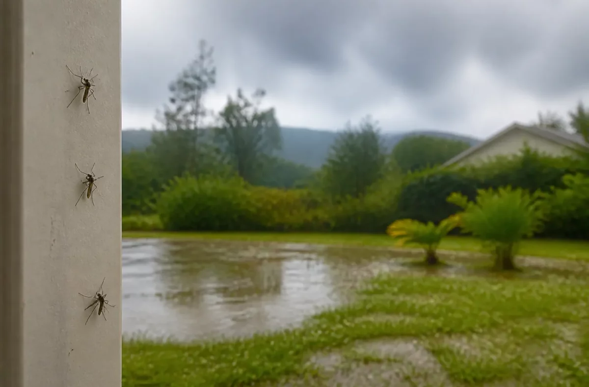 Pourquoi les moustiques semblent plus présents après un orage