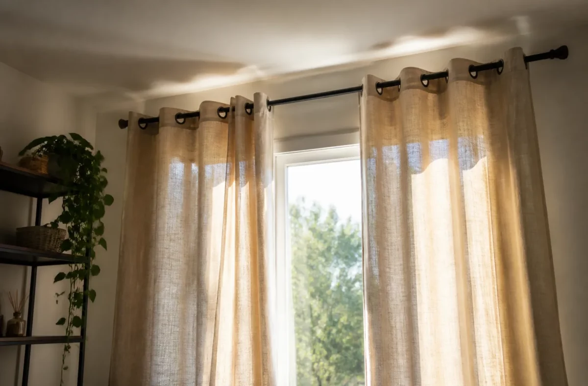 Cette erreur avec les rideaux peut faire grimper la température d'une pièce