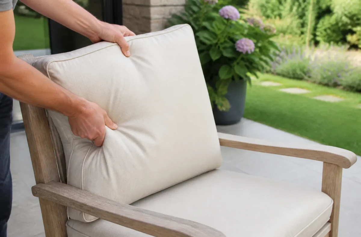 Comment éviter que les coussins de jardin se déforment
