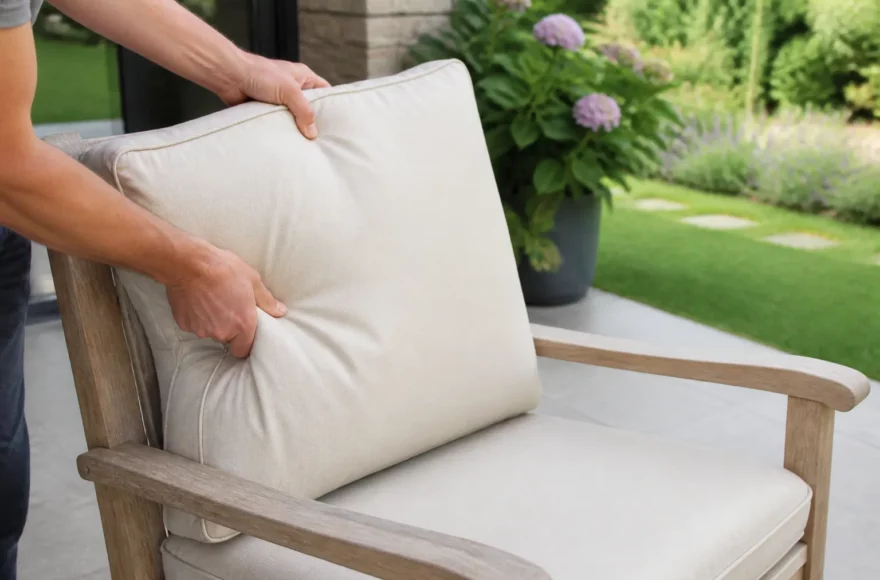 Comment éviter que les coussins de jardin se déforment