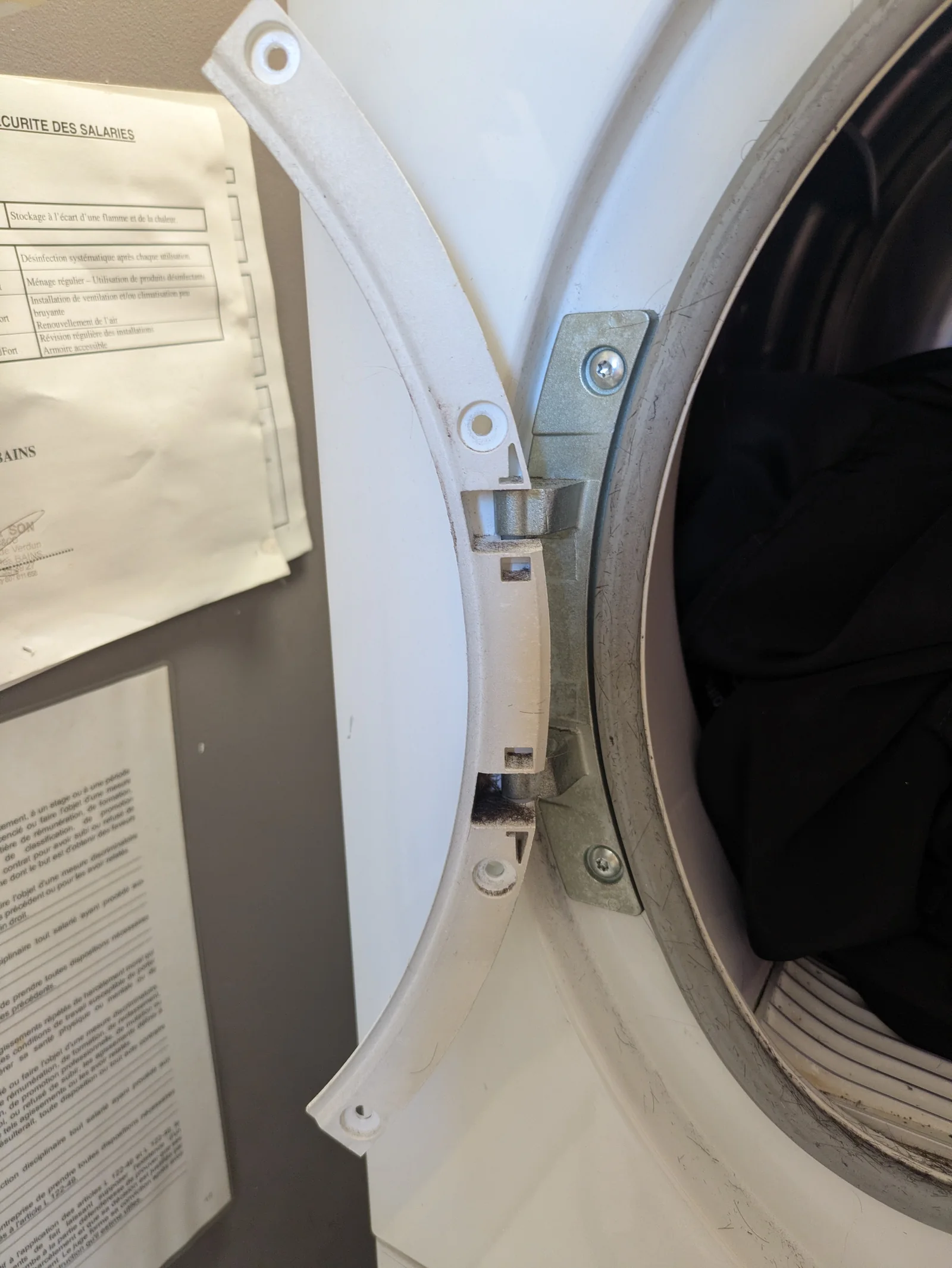 Changer poignée sèche linge lave linge exemple — changer poignée sèche linge lave linge