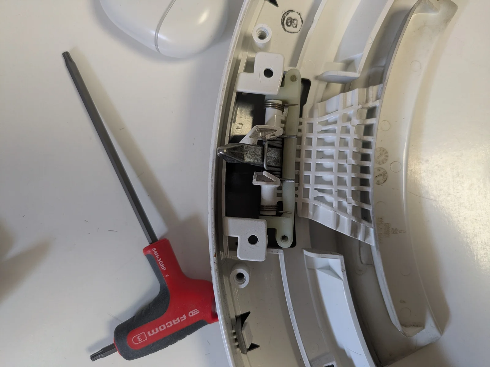 Changer poignée sèche linge lave linge guide