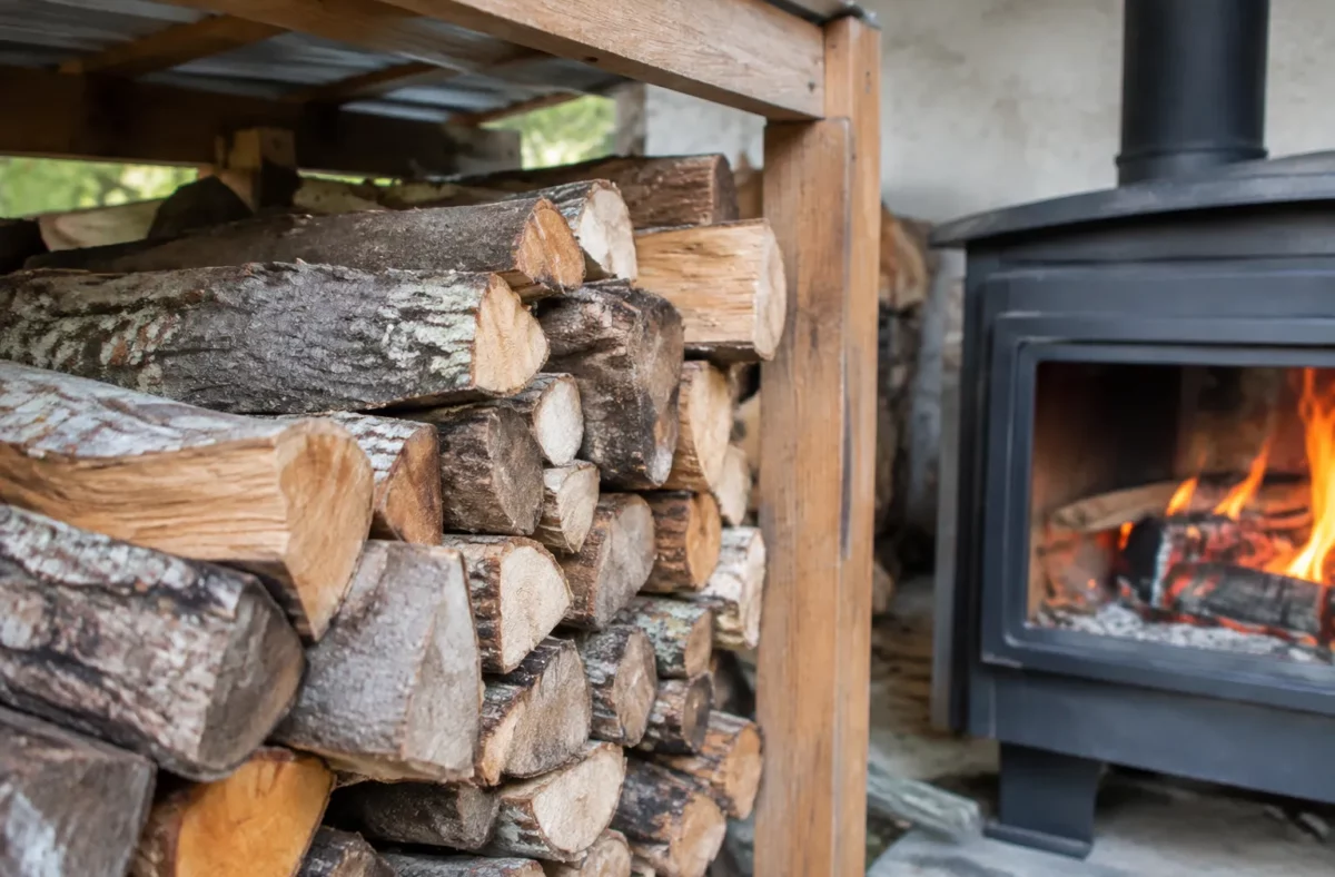 Pourquoi certaines bûches brûlent mal même après plusieurs mois de stockage