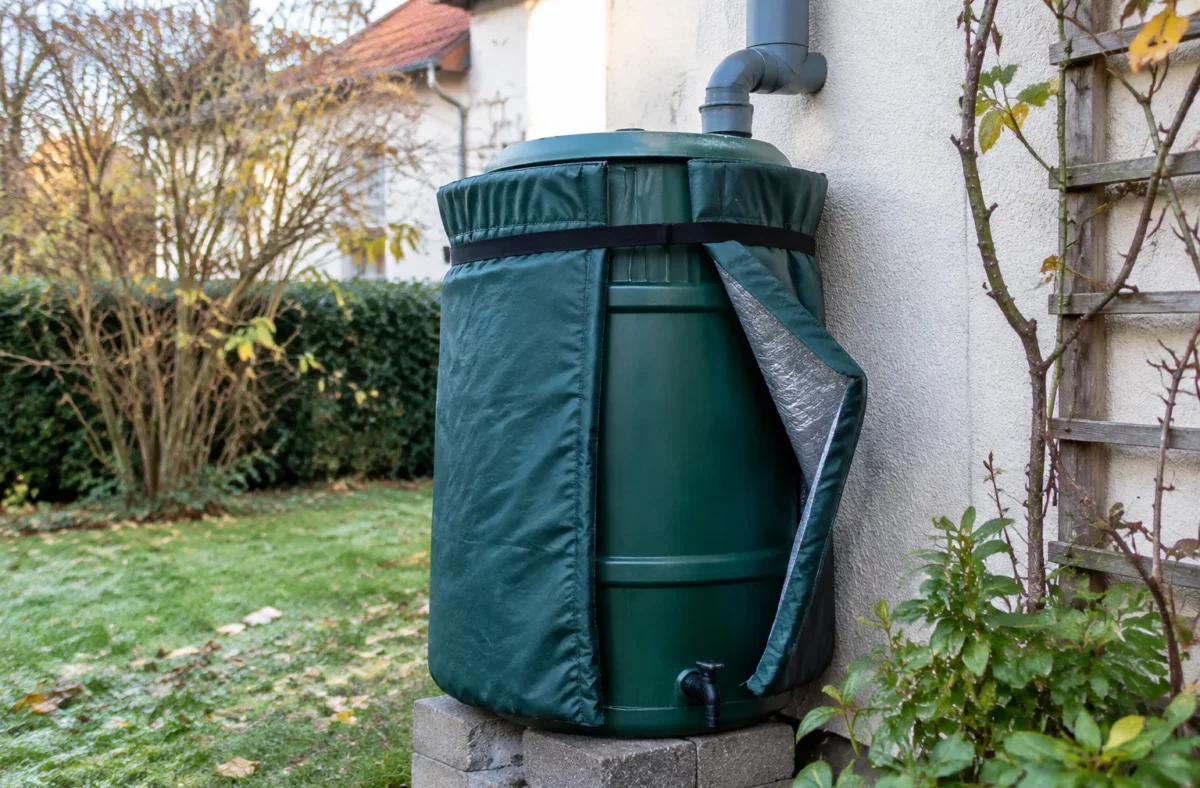 Comment protéger un récupérateur d’eau de pluie avant les premières gelées