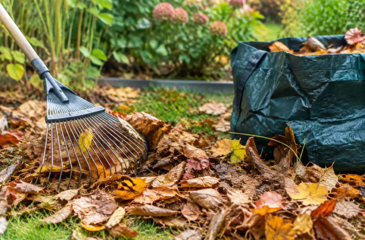 Cette erreur avec les feuilles mortes favorise les maladies dans le jardin